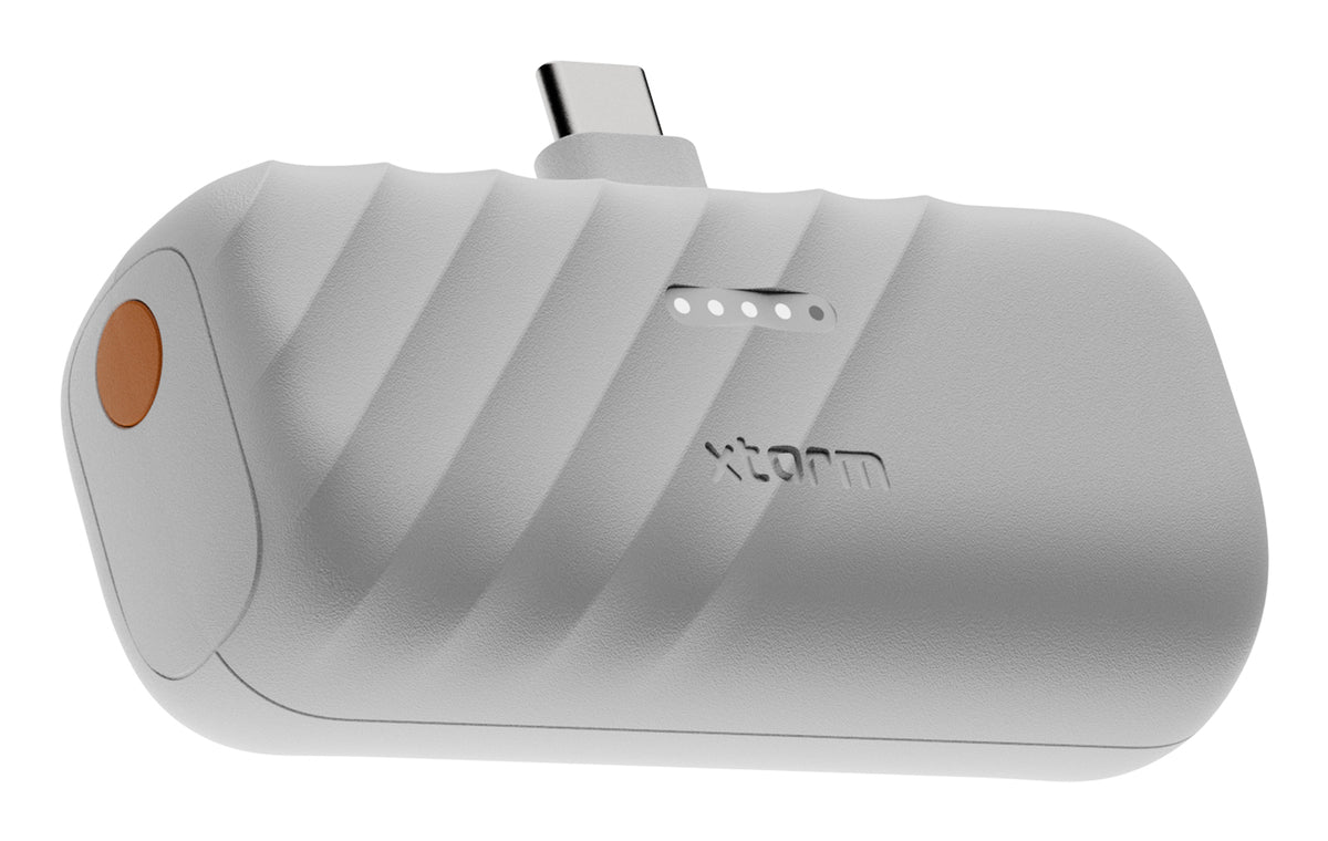 Xtorm Go2 Powerbank 5'000 mAh – 20 W PD, 1× USB-C, weiss
