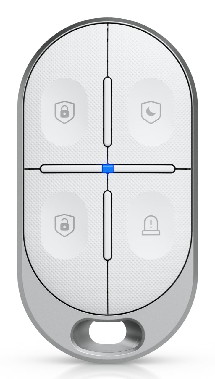 Ubiquiti SuperLink Schlüsselanhänger – Fernbedienung – 6 Tasten, CR2450, 2'000 m Reichweite – für SuperLink Gateway
