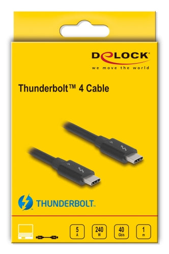 Delock – USB-Kabel, USB-C zu USB-C, 1 m, Lade-/Datenkabel
