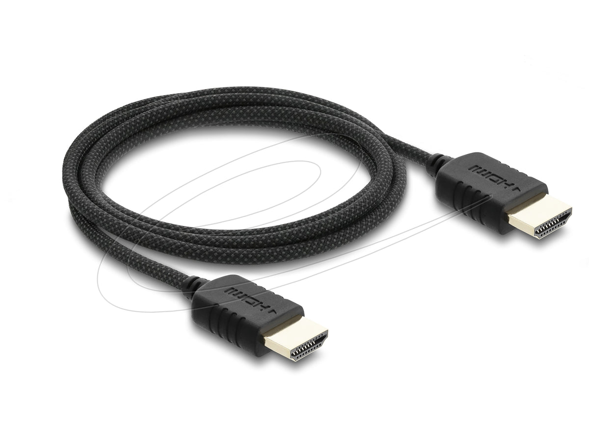 DeLOCK HDMI Kabel HDMI 2.1 8K 60 Hz – 2 m – ARC, geflochten