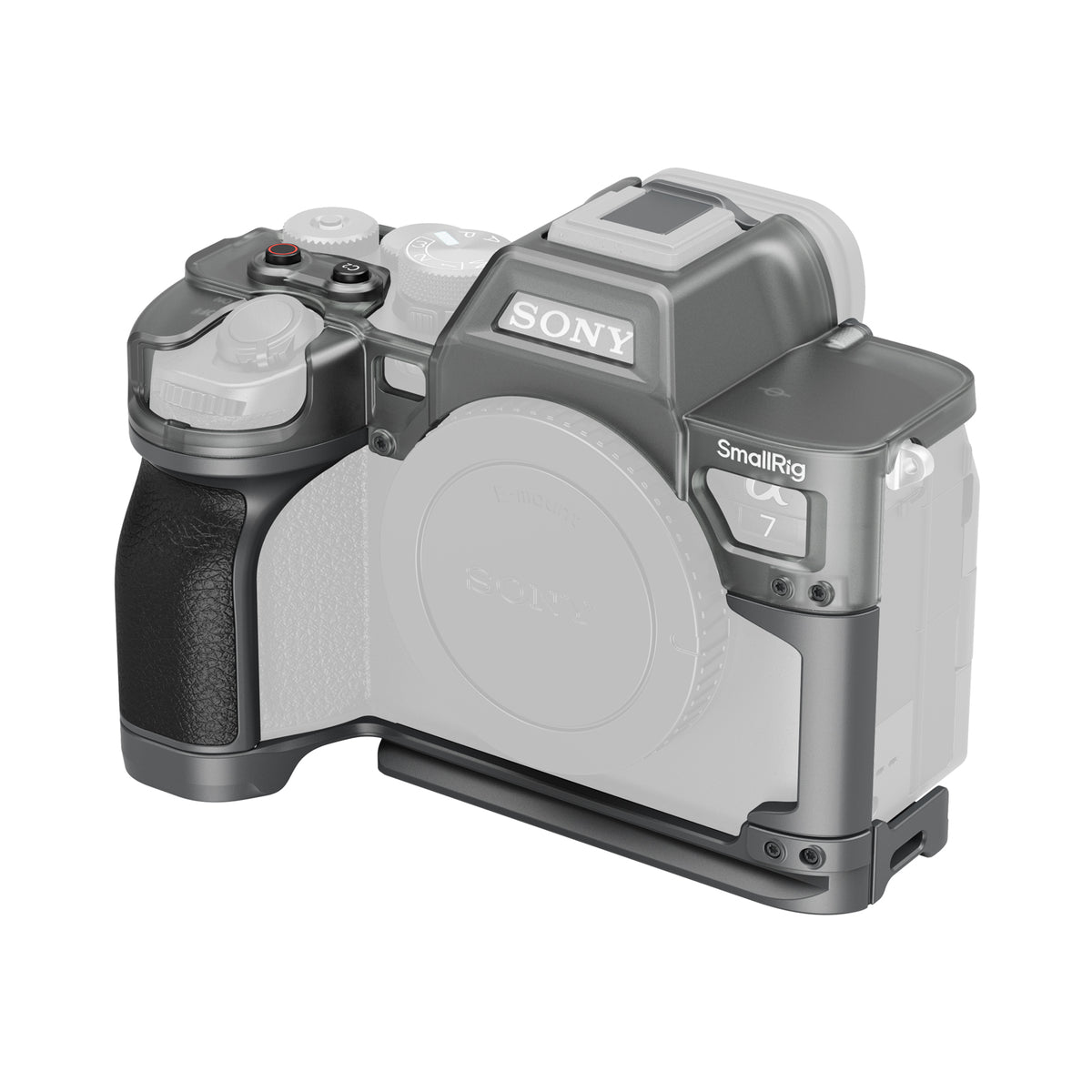 SmallRig 4798 Hybrid Modular Cage – Aluminium, 81 × 139 × 105 mm – für Sony Alpha 7 IV – Grau