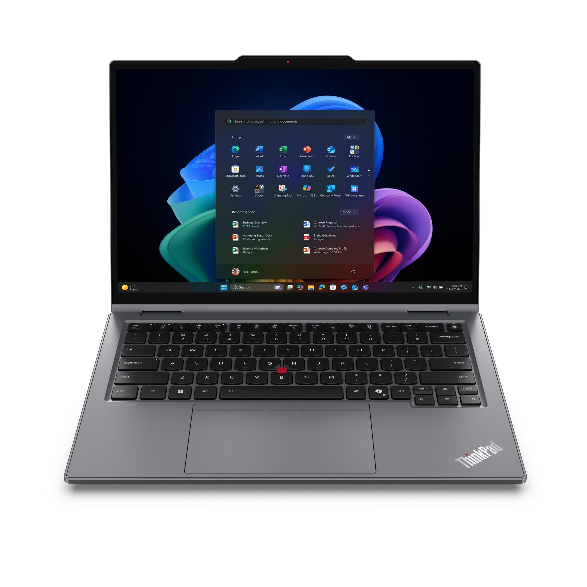 Lenovo ThinkPad X1 2-in-1 Gen 11 – 14" WUXGA Touch, Core Ultra 7 355, 32 GB, 1 TB SSD, Win 11 Pro, QWERTZ (CH)