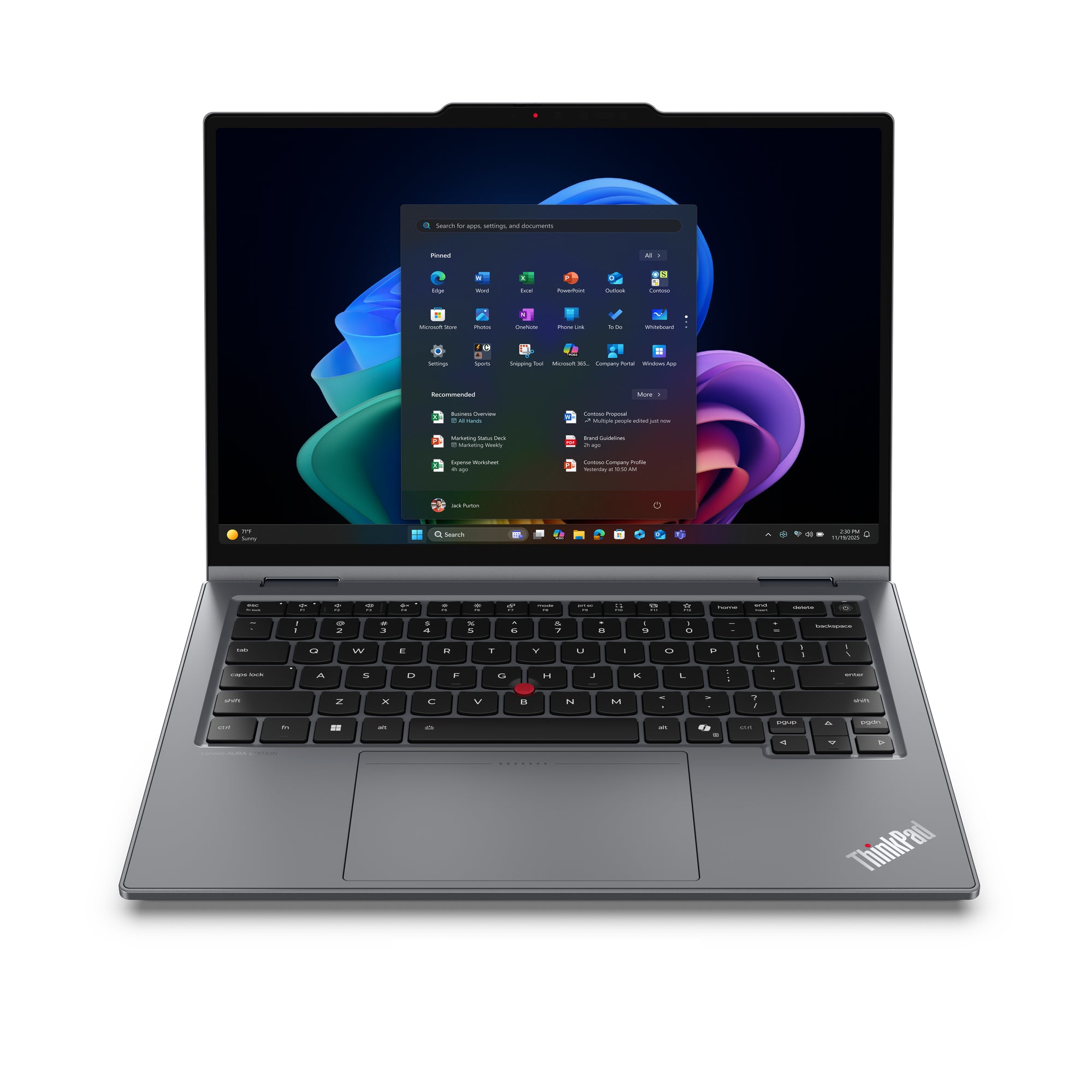 Lenovo ThinkPad X1 2-in-1 Gen 11 – 14" WUXGA Touch, Core Ultra 7 355, 32 GB, 1 TB SSD, Win 11 Pro, QWERTZ (CH)