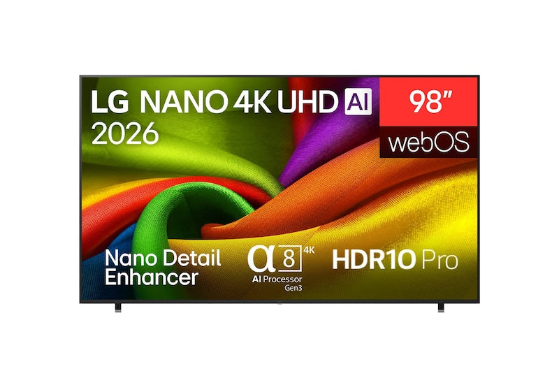 LG 98NU900B6LB – 98" TV – 4K UHD – LCD (Direct-LED) – webOS 24 – 120 Hz – HDR10, HLG