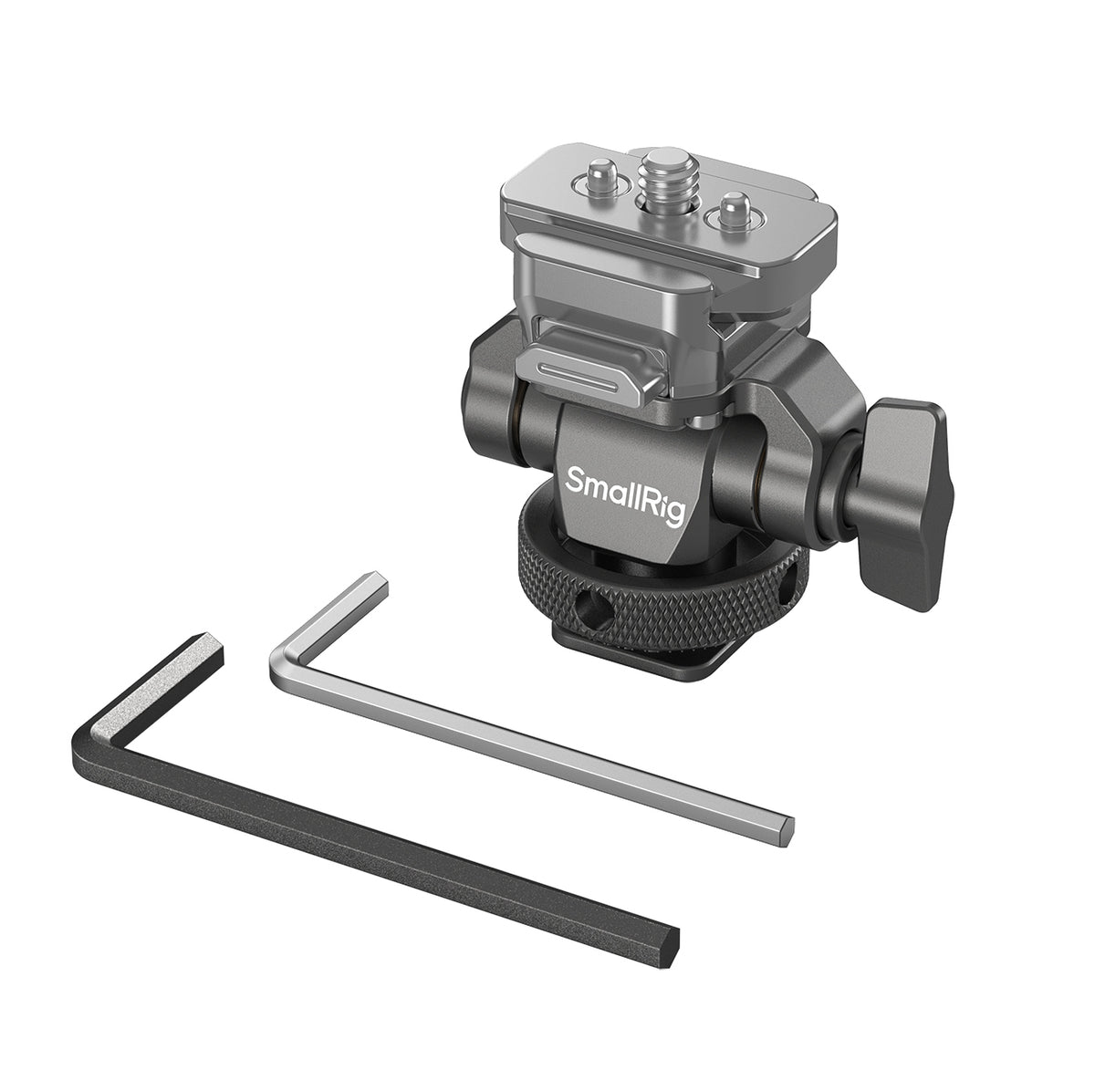 SmallRig HawkLock QR Zubehörschuh-Befestigung – Schnellfreigabe, 1/4-20" Gewinde, Traglast 2,3 kg – Schwarz