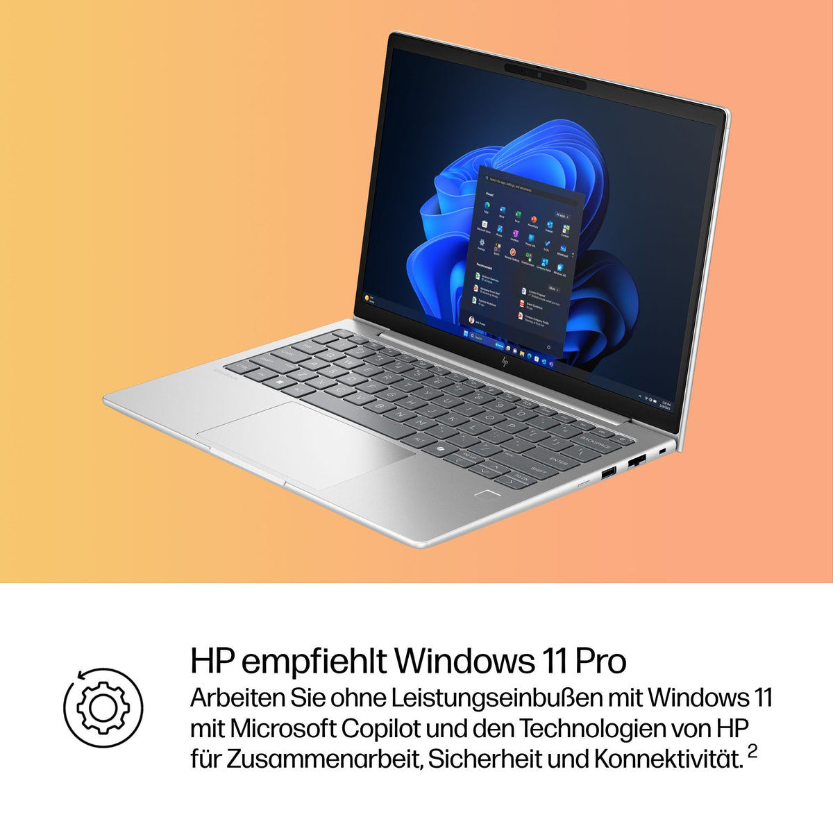 HP EliteBook 6 G1 – 13,3" WUXGA, Core Ultra 7 255U, 32 GB, 1 TB SSD, Win 11 Pro