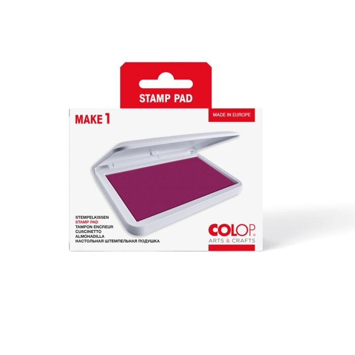 Colop Make1 – Stempelkissen 90 × 50 mm – Pink, Kunststoffgehäuse