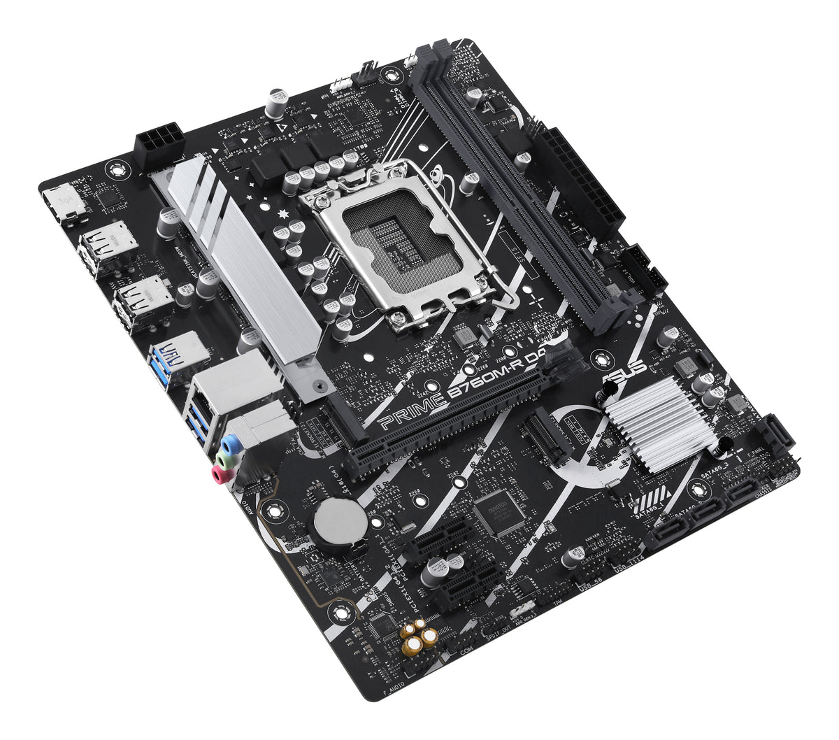 ASUS B760M-R D4 – Mainboard – LGA 1700, Intel B760, mATX, DDR4
