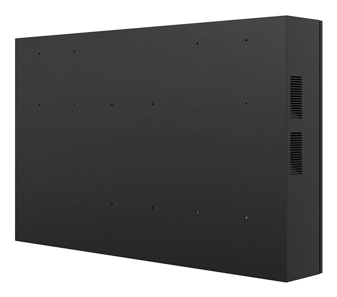 Hagor SOPW 65" Display-Gehäuse (Querformat) – Sicherheitsglas, VESA 200×200–800×600 mm, bis 75 kg – für 65" TV