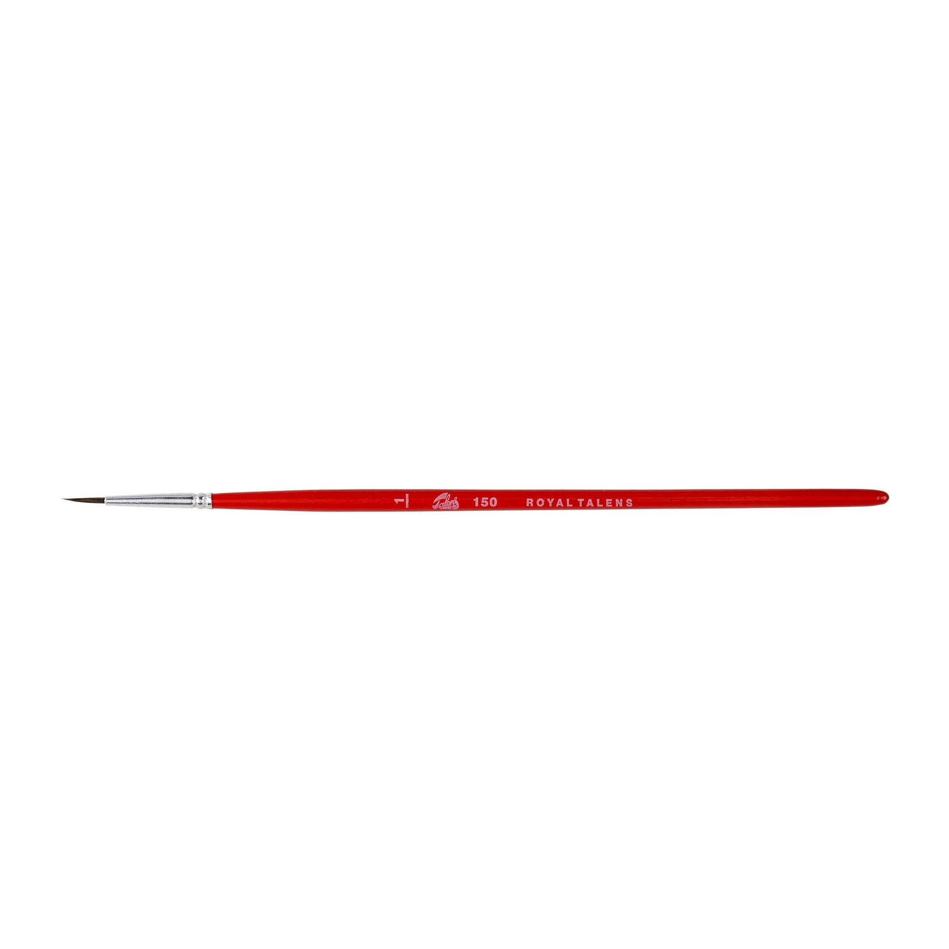 Talens Aquarellpinsel-Set – Grösse 1, Ø 1,2 mm, Rot, 12er-Set