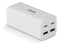Lindy Ladegerät – 100 W, 4× USB (USB-C + USB-A), GaN