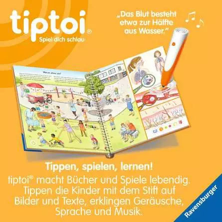 Ravensburger Lernbuch – tiptoi WWW Körper, 16 Seiten, Deutsch, ab 4 Jahren