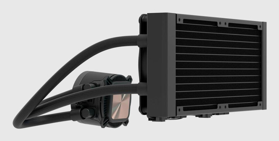 Fractal Design Radius 240 RGB – All-in-One Flüssigkeitskühler – 2×120 mm Lüfter, für LGA 1200, AM4, AM5