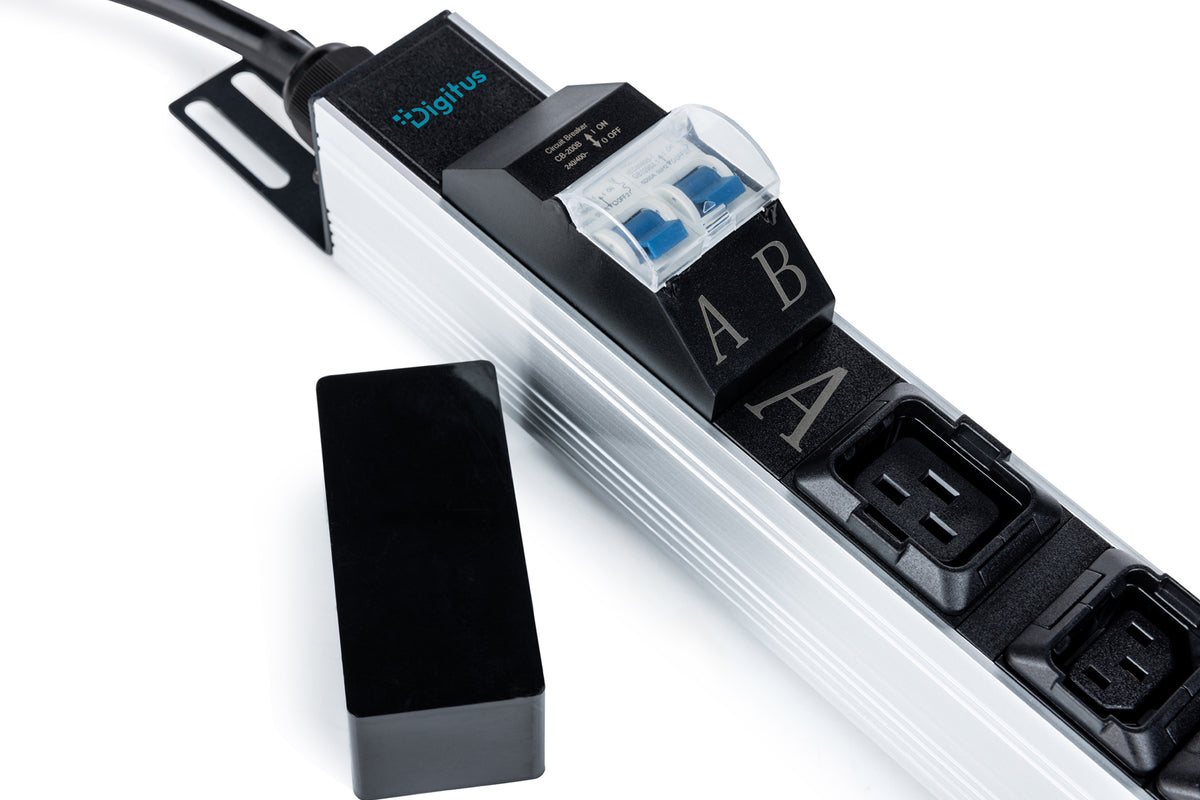 Digitus Rack-PDU Basic, einphasig, 30× IEC (Schuko, IEC C13, IEC C19), 32 A, IEC 60309