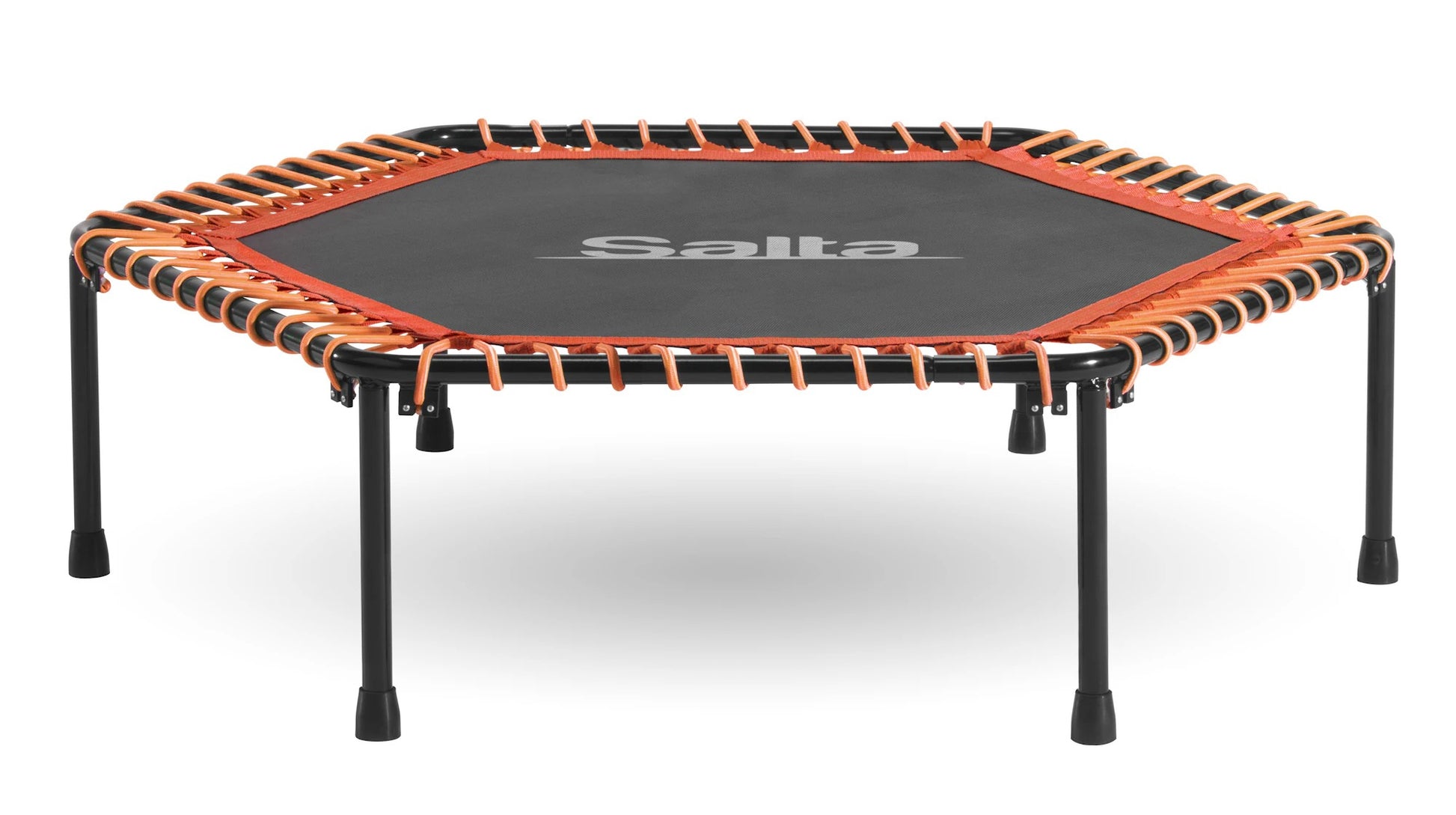 Salta 5357O Fitness-Trampolin – max. 110 kg – Ø 128 cm – Stahl, schwarz/orange – TÜV
