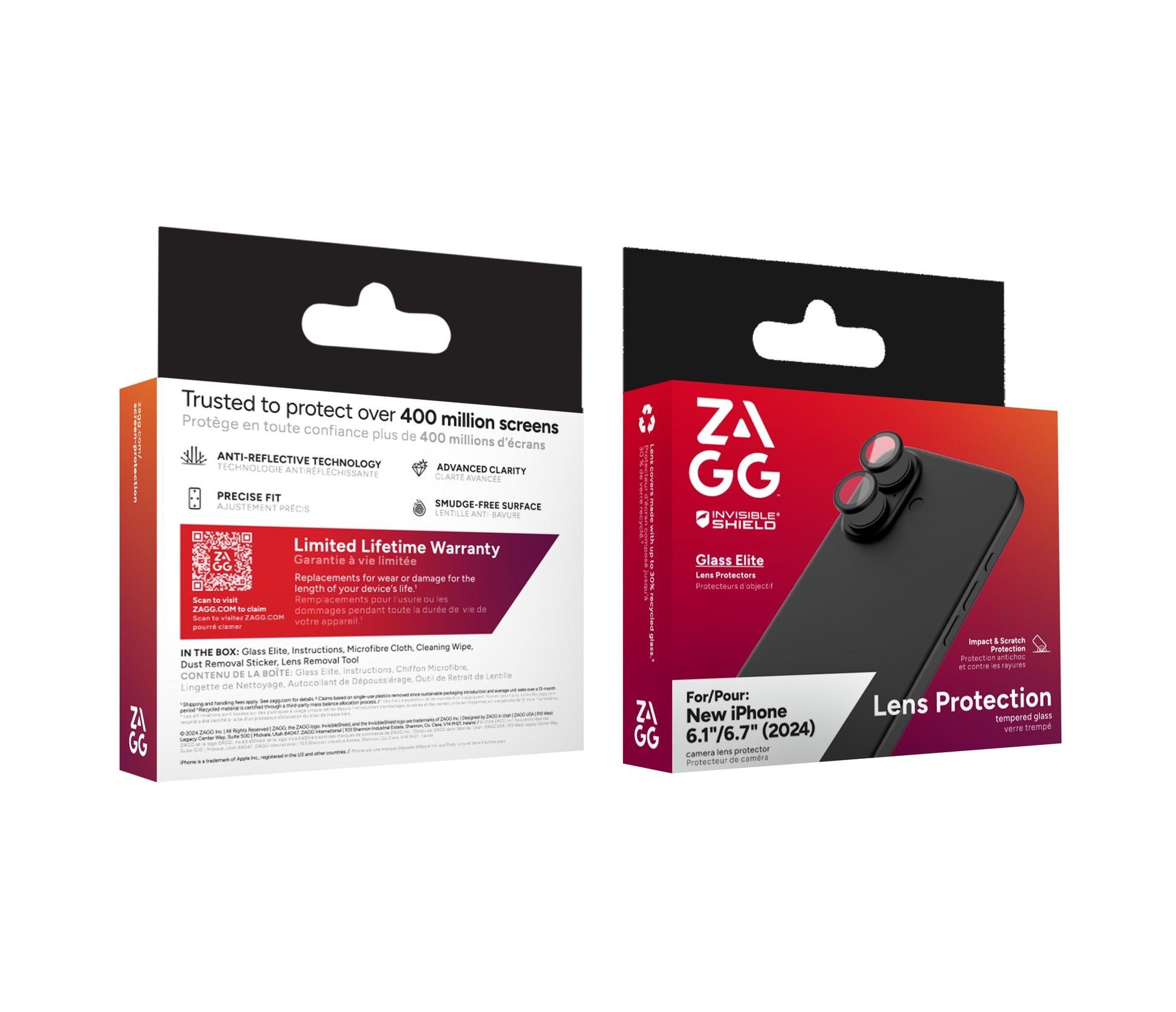 ZAGG Backcover Premium GL – für Apple – mit Kameraringen