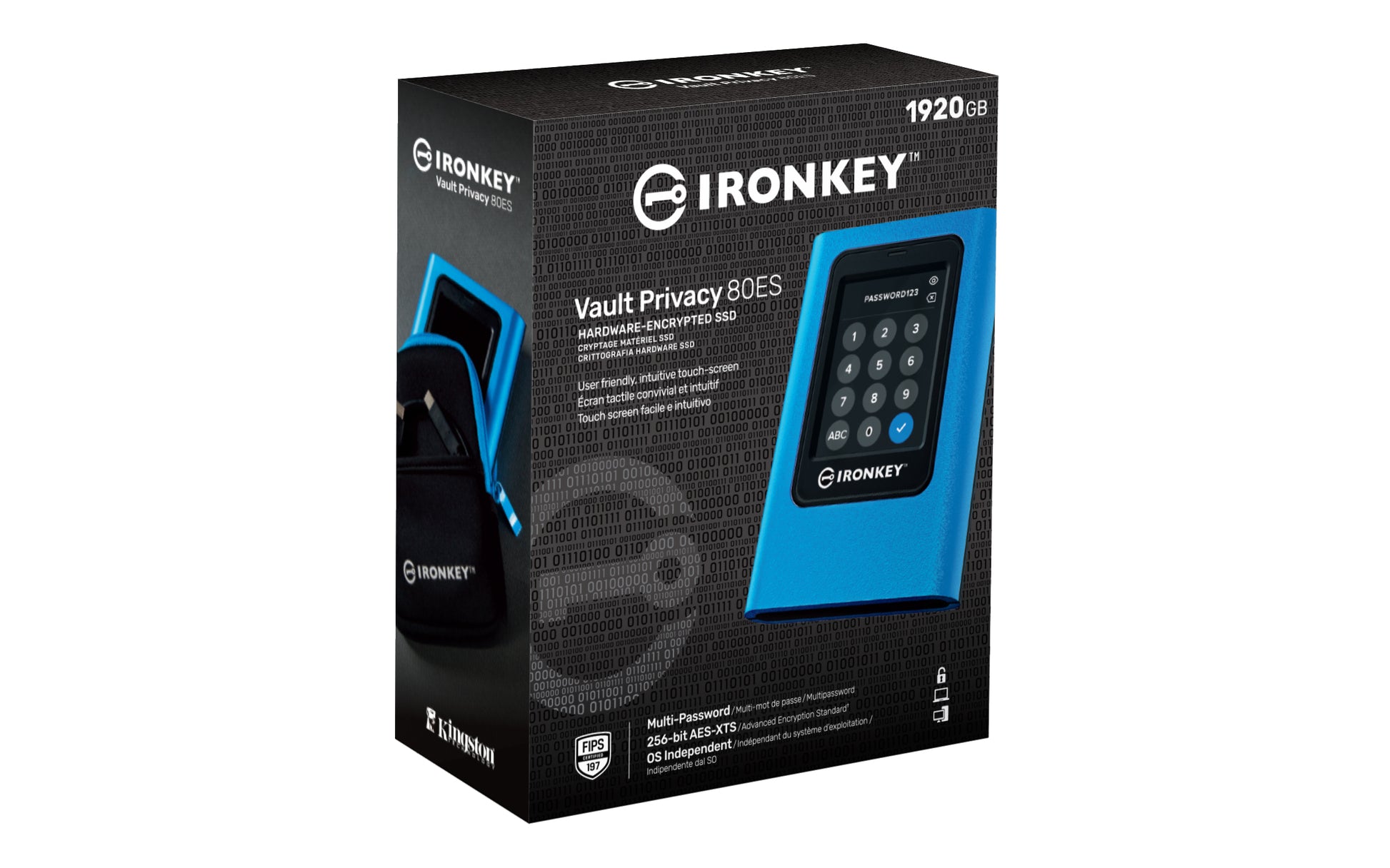 Kingston Technology Kingston IronKey Vault Speichergerät – 1,9 TB, XTS-AES 256-Bit-Verschlüsselung