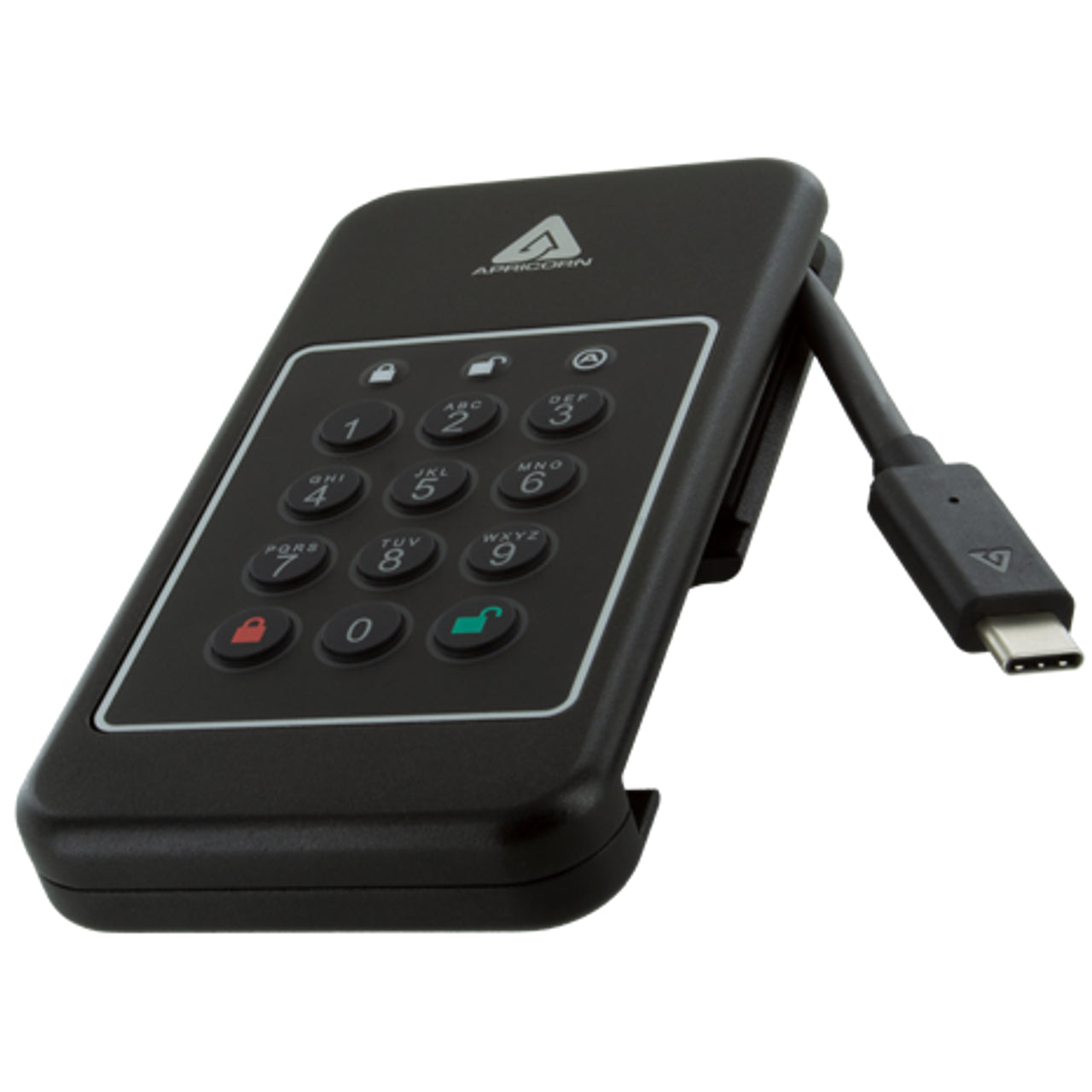 Apricorn Aegis NVX – NVMe SSD, USB-C 3.2 Gen 1, 1000 MB/s, IP68