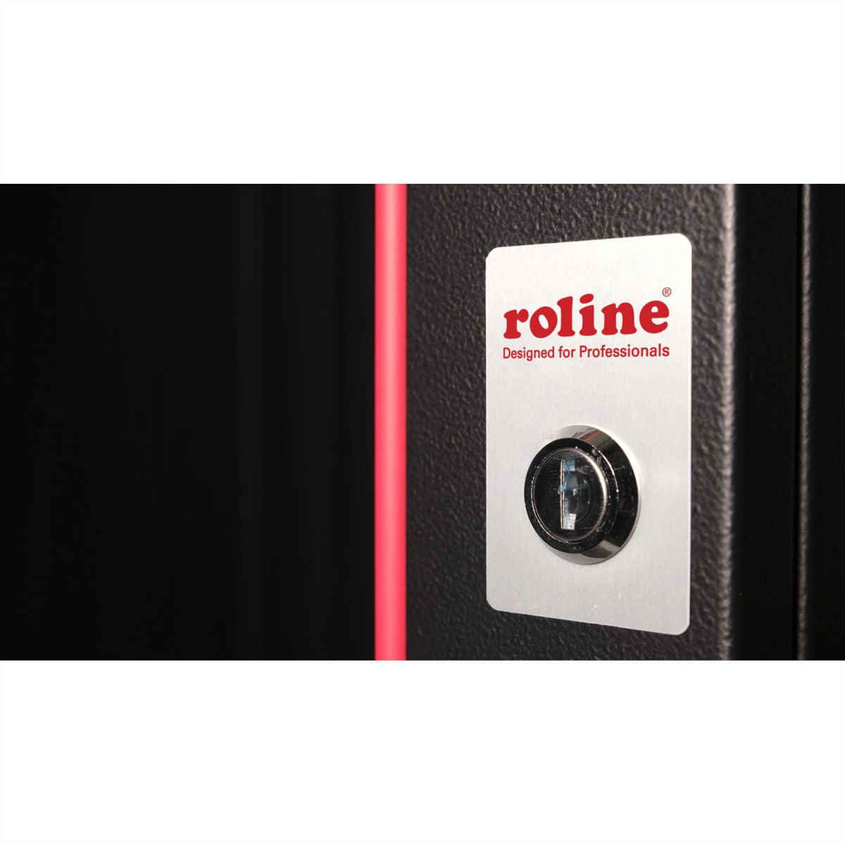 ROLINE Pro – 19" Wandverteiler 16U, IP20, abschliessbar, 600 × 450 × 818 mm, schwarz, Stahl