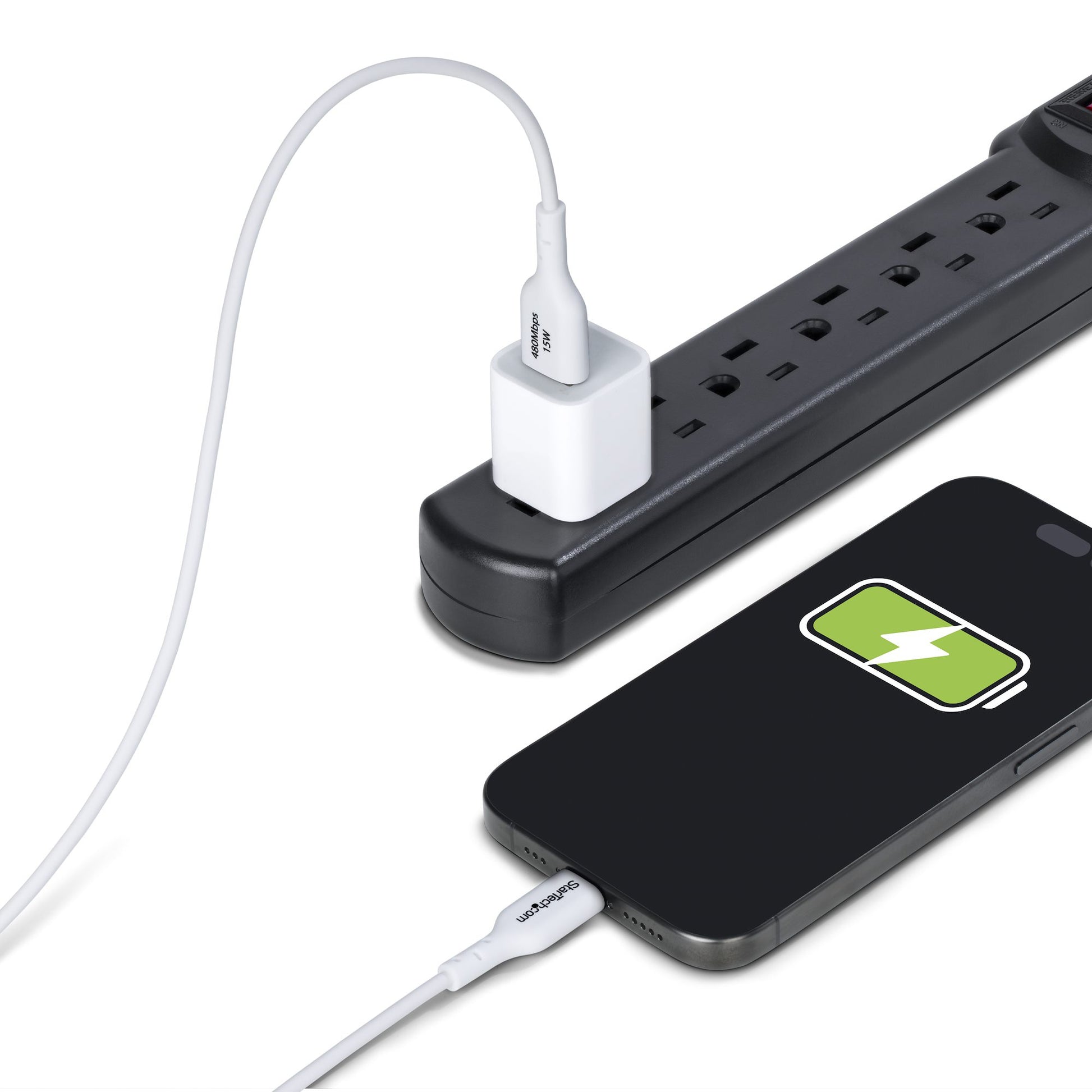 StarTech.com USB-Kabel, USB-A zu USB-C, 2 m, USB 2.0, Lade-/Datenkabel
