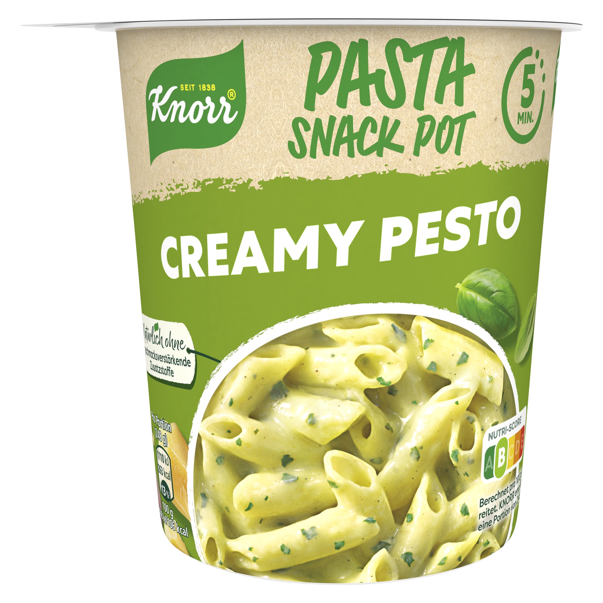 Knorr Pasta Snack – Cremiges Pesto – 68 g