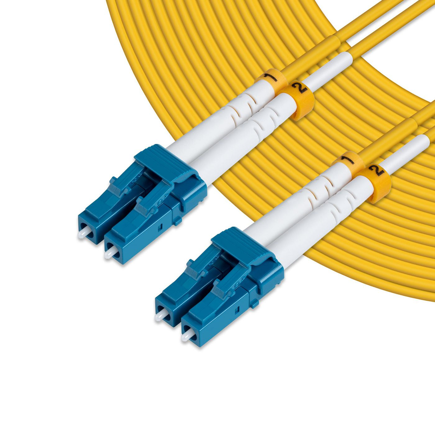 Microconnect LWL-Patchkabel – LC–LC, Single-Mode (OS2), 6 m, LSZH, Gelb