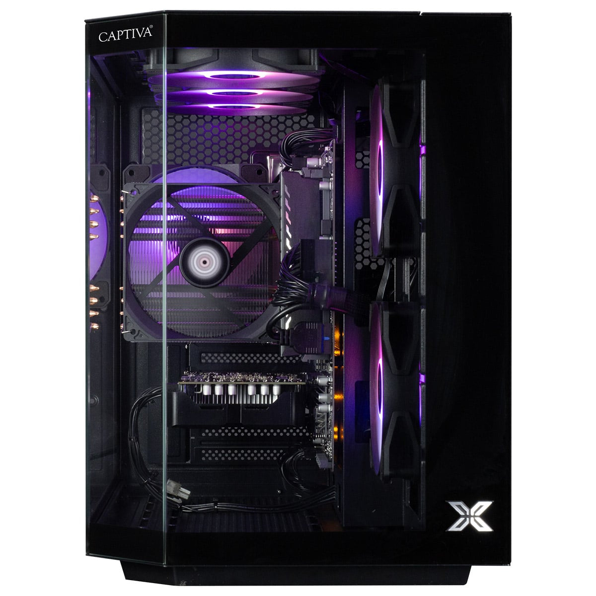 Captiva Tower – AMD Ryzen 7 7800X3D, 32 GB RAM, 2 TB SSD, NVIDIA RTX 5070 12 GB, Windows 11 Home