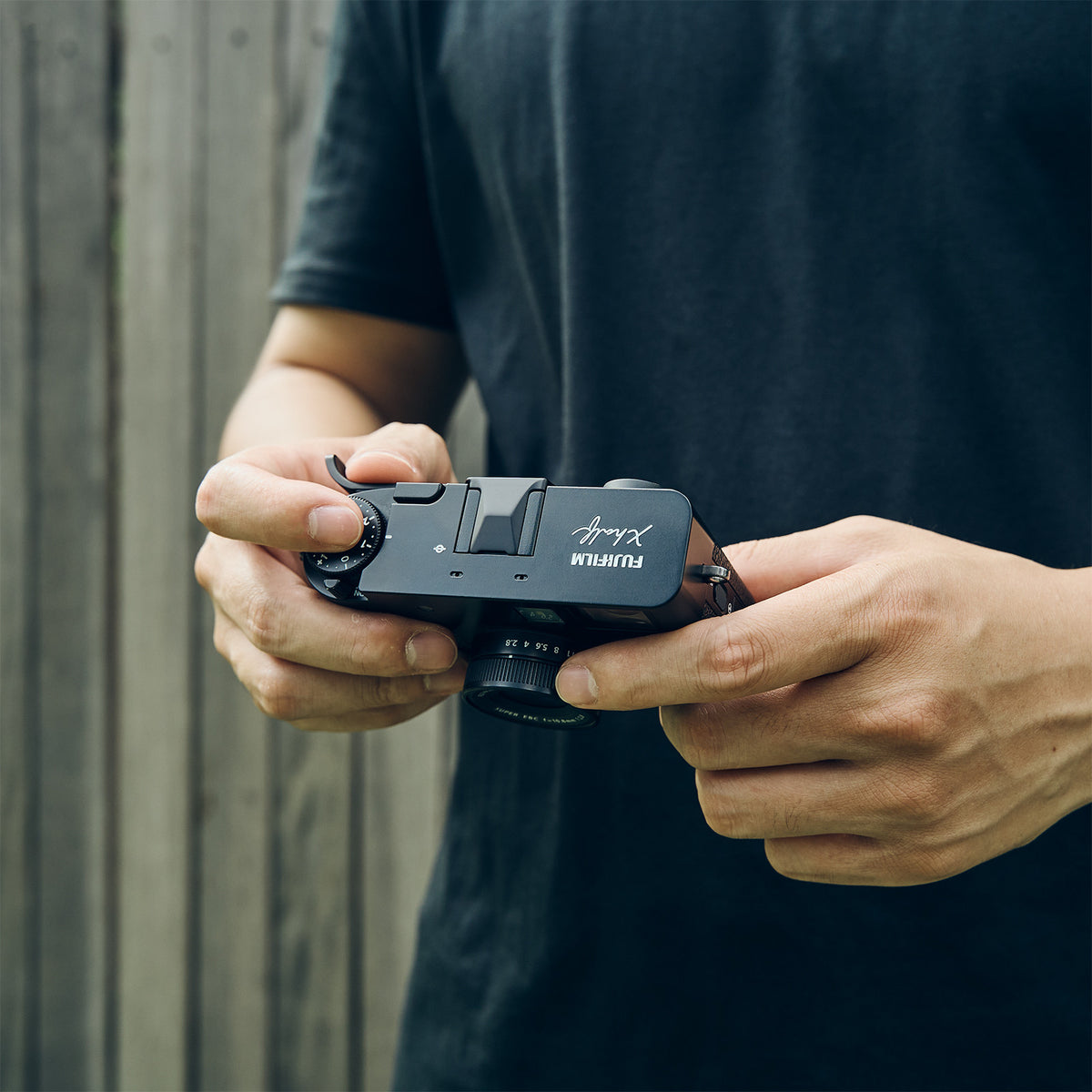 SmallRig 5333 Daumengriff – für Fujifilm X half – Grau, Aluminium/Silikon