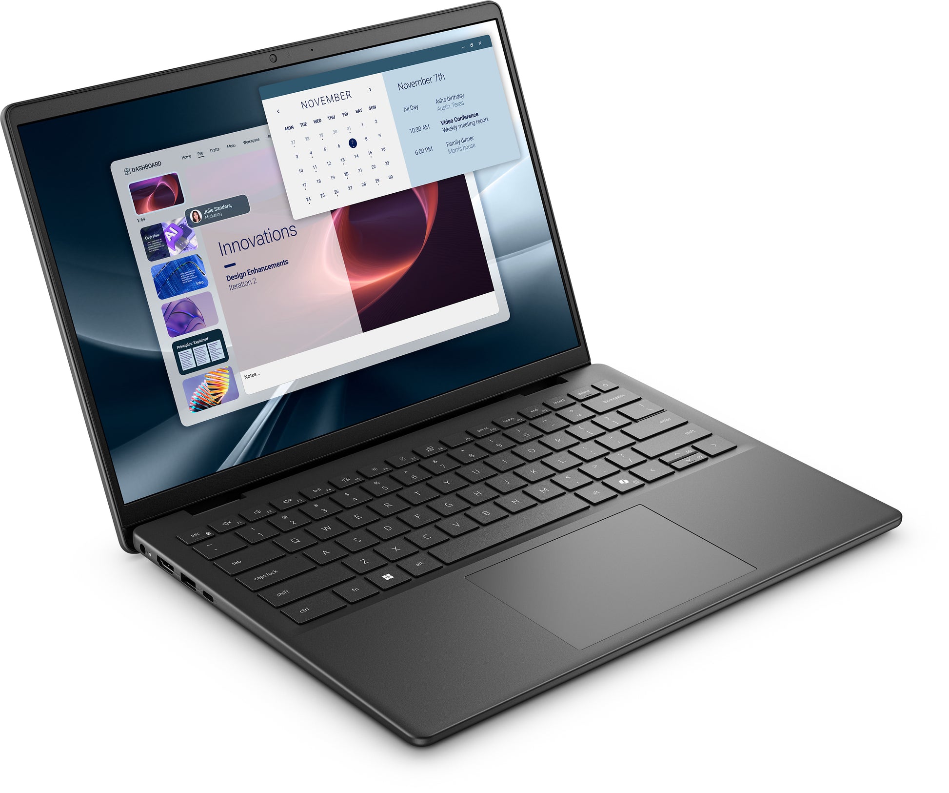 Dell Pro 14 Essential PV14255 Laptop – Wi‑Fi, Bluetooth – Netzstrom 100–240 V – 314 × 226,2 × 19,9 mm