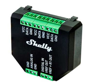 Shelly Plus Sensor Add-on – Sensor – Temperatursensor, Kabelgebunden, Innen/Aussen