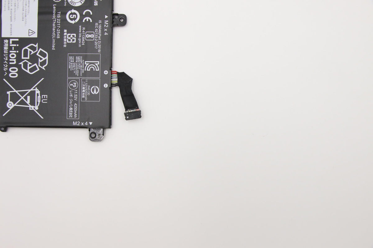 Lenovo Notebook-Akku – für Lenovo FRU 5B10W13954 – 50 Wh, 15,36 V (3 Zellen) – Schwarz