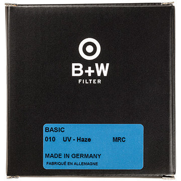 B+W Basic UV-Filter – 105 mm, MRC, Messingfassung – für Objektive mit 105 mm Filtergewinde