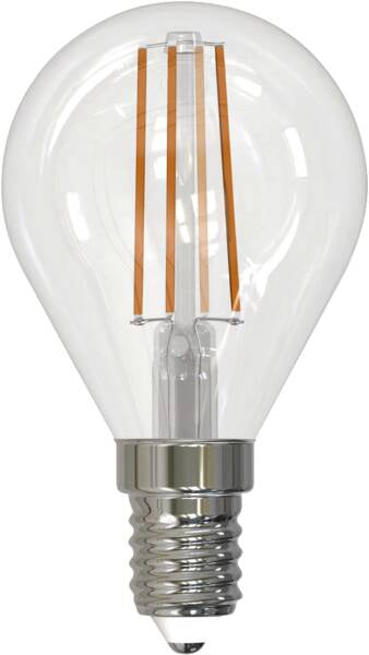 Hama LED-Leuchtmittel E14 P45 – Warmweiss 2700 K, 250 lm, 1,5 W – 1 Stk., Klar