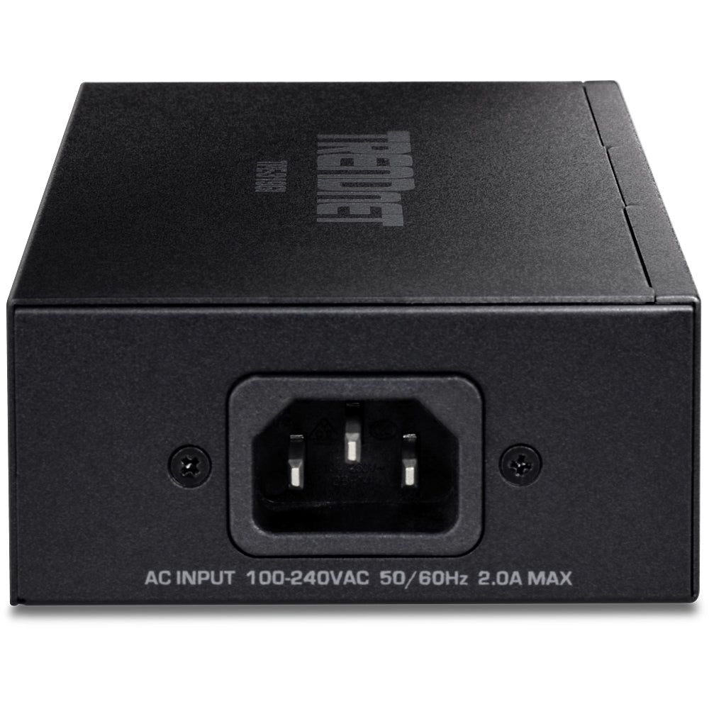 TRENDnet TPE-319GI PoE-Injektor – 10 Gbit/s, PoE++ 90 W, 1 Port, bis 100 m (Cat6a), für PoE/PoE+/PoE++ Geräte