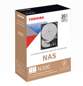 Toshiba N300 10 TB – für NAS, 3,5", SATA