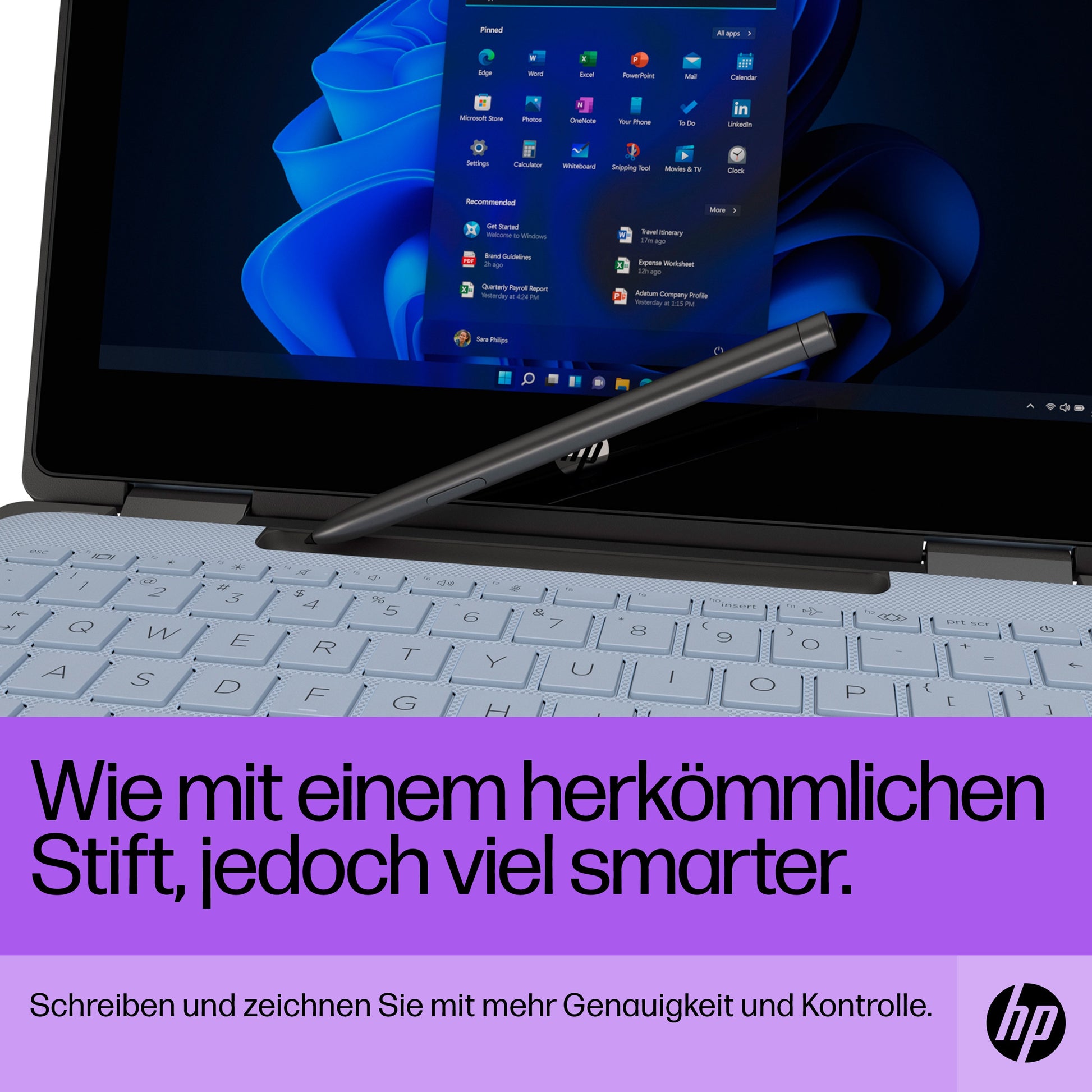 HP Eingabestift für HP – Wiederaufladbar – Schwarz
