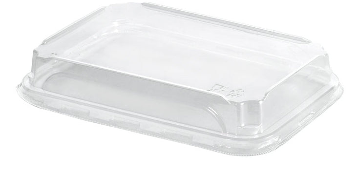 Duni Deckel Contrast für 400 ml, PET – 129 × 185 × 32 mm – transparent – 200 Stk.