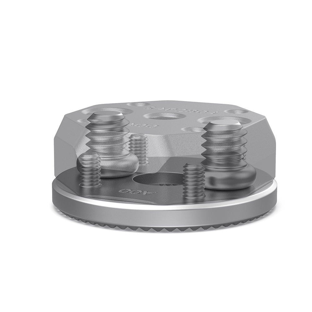 SmallRig SAP2804 ARRI-Standard Rosette – 1/4"-20, 31,8 × 31,8 × 12,5 mm – für BMPCC 4K/6K – Schwarz/Silber