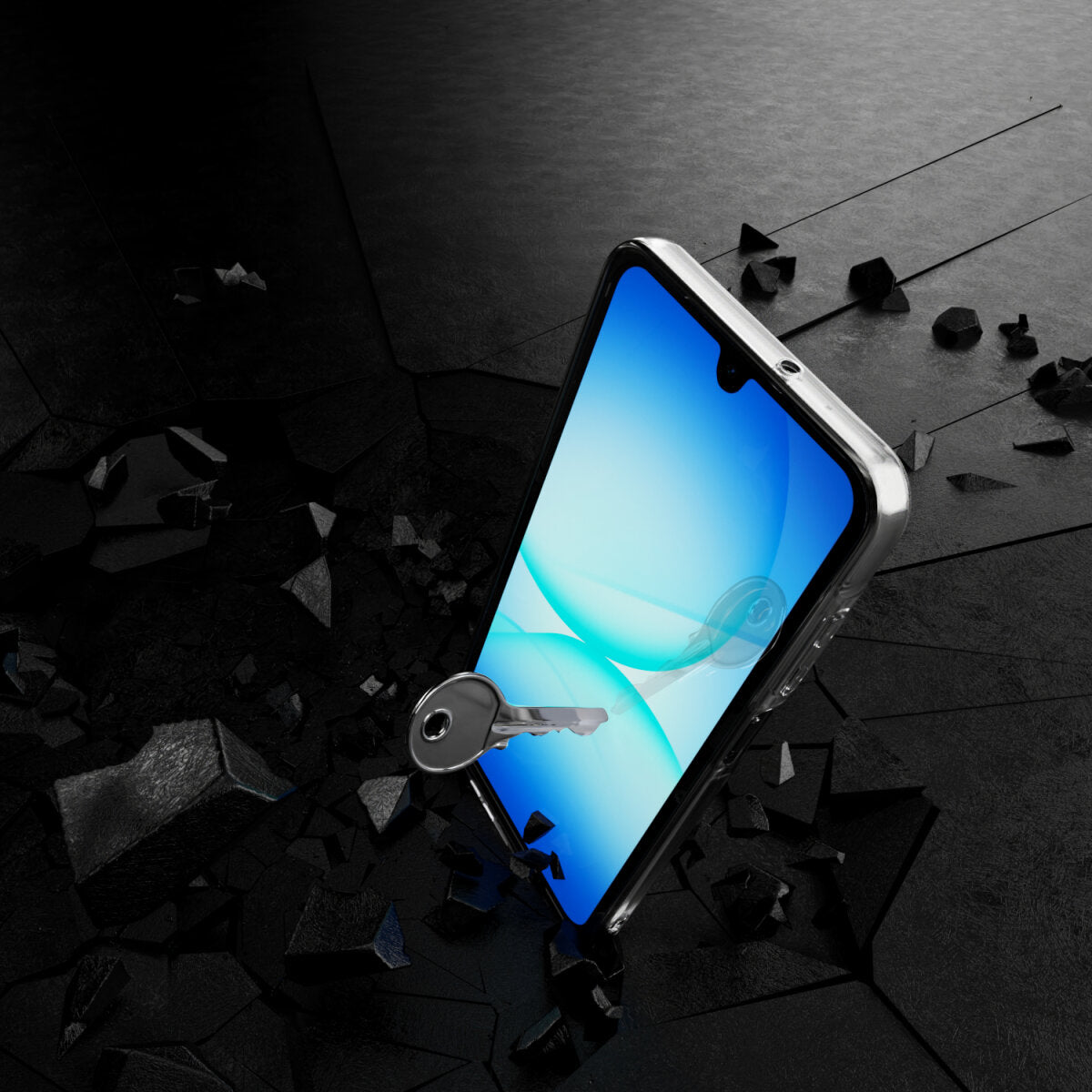 4smarts Displayschutz (Panzerglas), Case Friendly – für Galaxy A17 5G