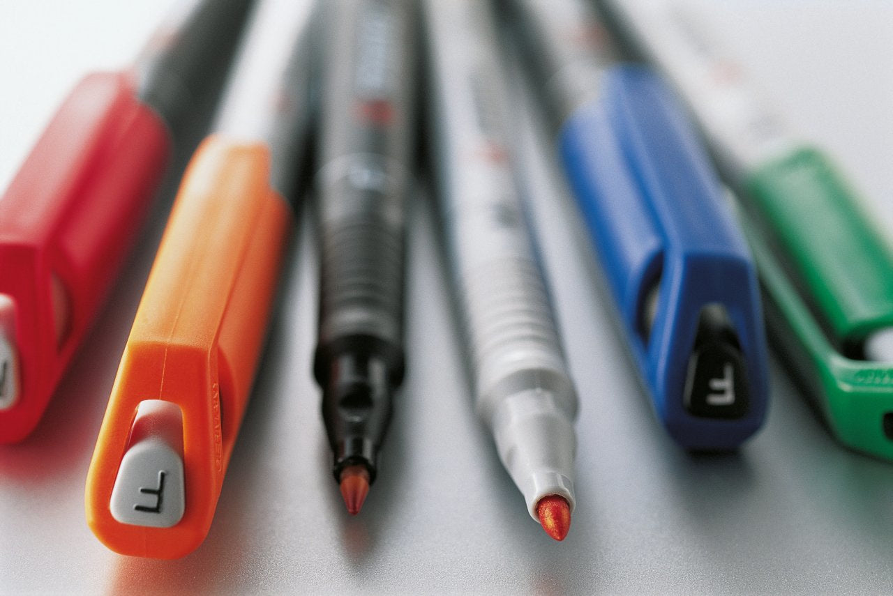 STABILO Non-Permanent-Marker OHPen – fein 0,7 mm – grün – trocken abwischbar