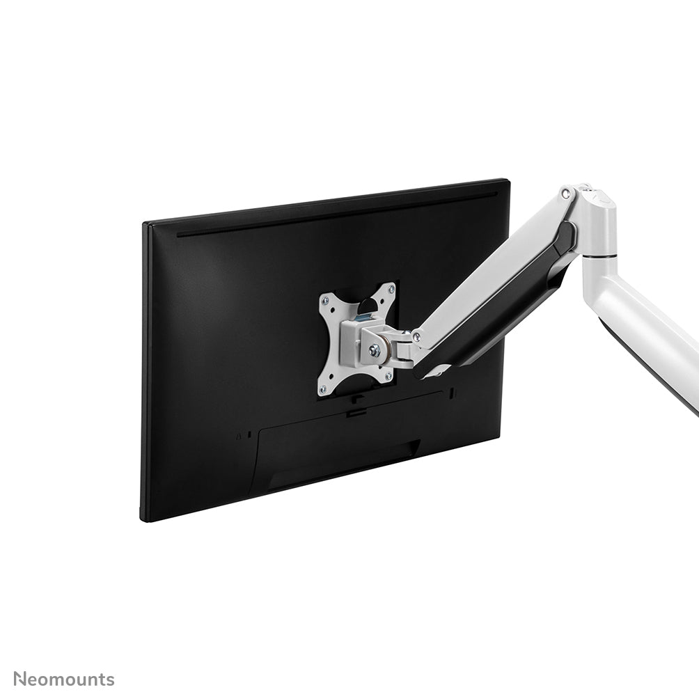 Neomounts Monitorarm, Tischklemme/Tischdurchführung, bis 32", Weiss