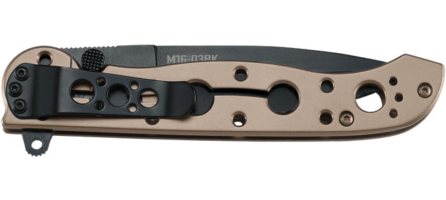 CRKT M16-03BK – Klappmesser 90 mm, Edelstahlgriff, Bronze