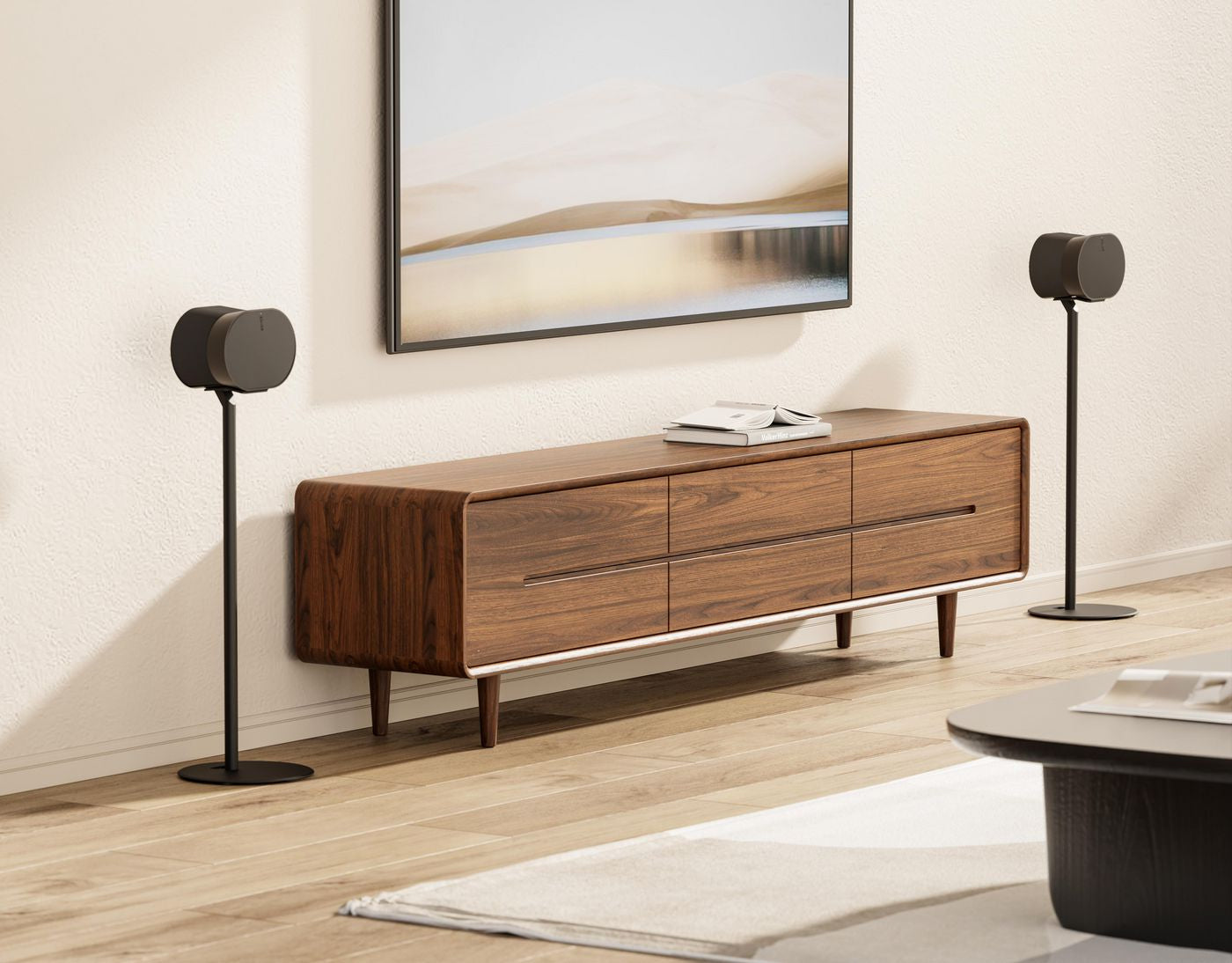 Vivolink Bodenständer für Sonos Era 300, Schwarz