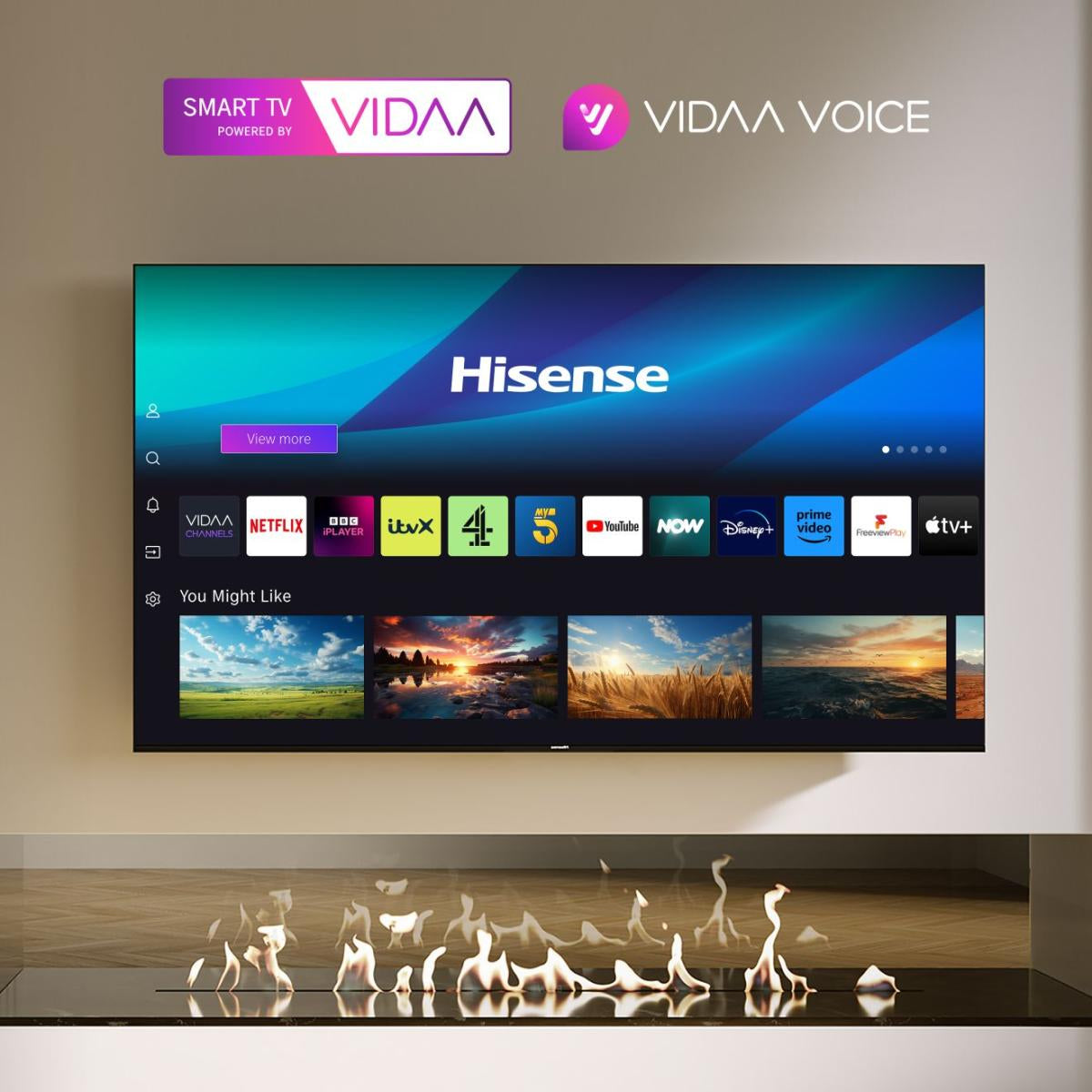Hisense 75A6N – 75" TV – 4K UHD – LCD (Direct-LED) – VIDAA 7 – 60 Hz – Dolby Vision, HDR10+, HLG