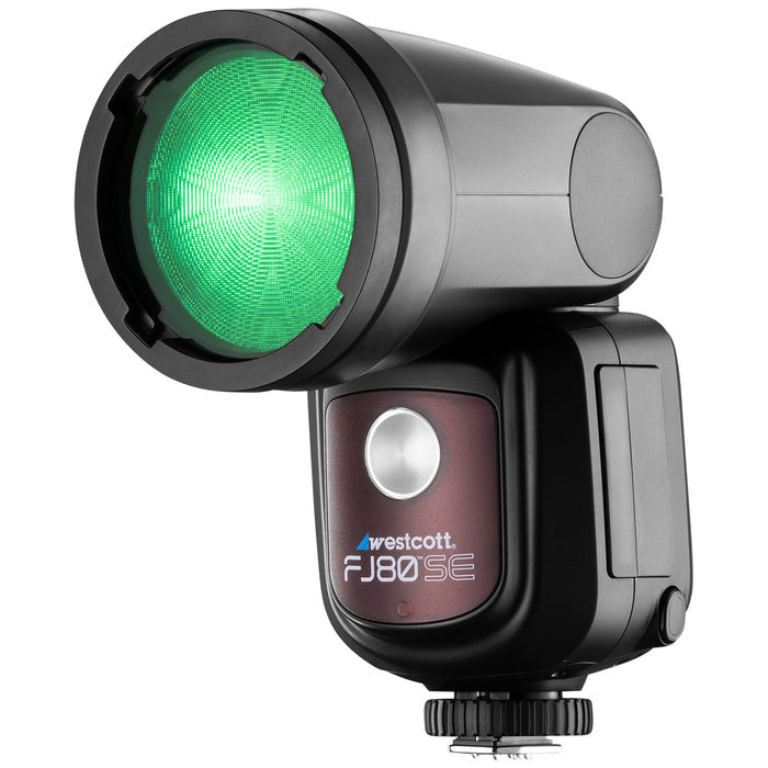 Westcott FJ80 Blitzvorsatz-Set – Barndoors, 30° Gitter, Snoot, Diffusorlinse, 10er-Pack Gels – für Westcott