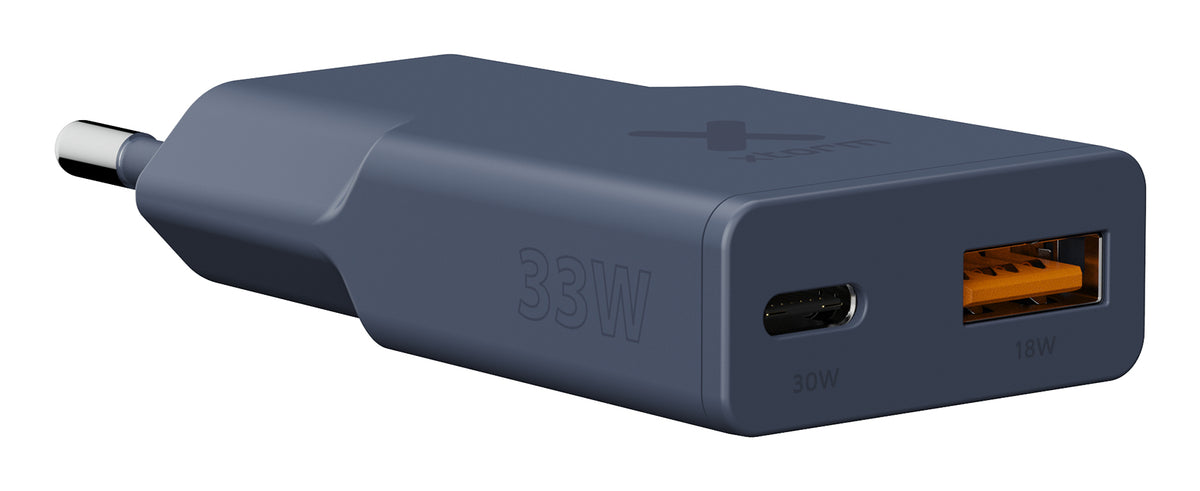 Xtorm XG2SLE0339 USB-Wandladegerät 33 W – USB-C×1, USB-A×1 – PD, PPS, QC 3.0