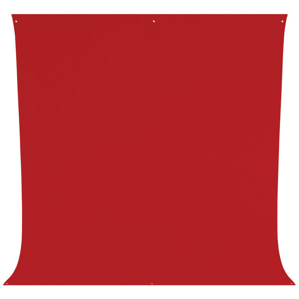 Westcott Scarlet Red Fotohintergrund – 2,7 × 3,0 m, Polyester, knitterresistent – Rot