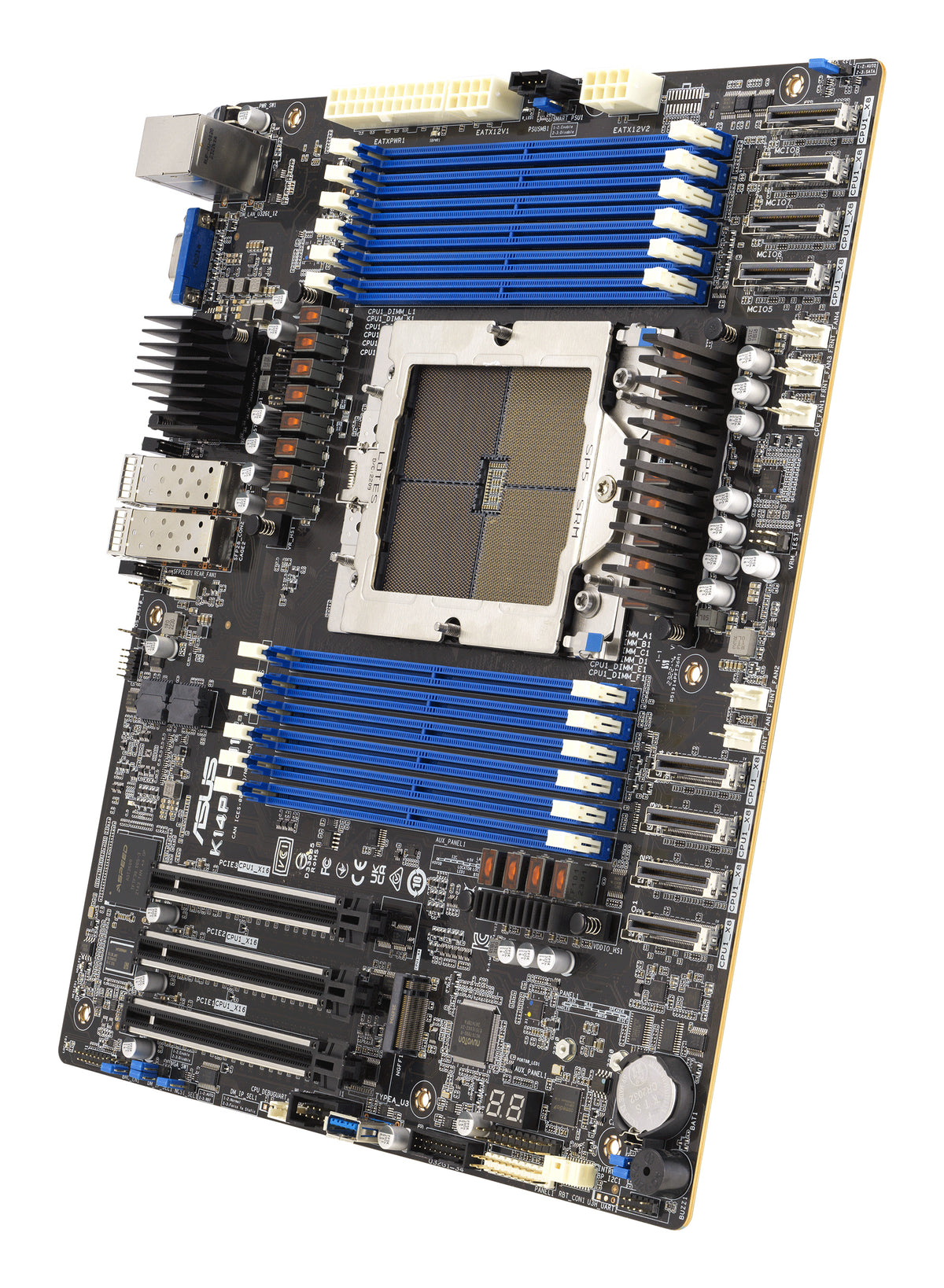ASUS K14PA-U12/ASMB11 – Mainboard – Sockel SP5, AMD-Chipsatz, SSI CEB, DDR5, für AMD EPYC 9004