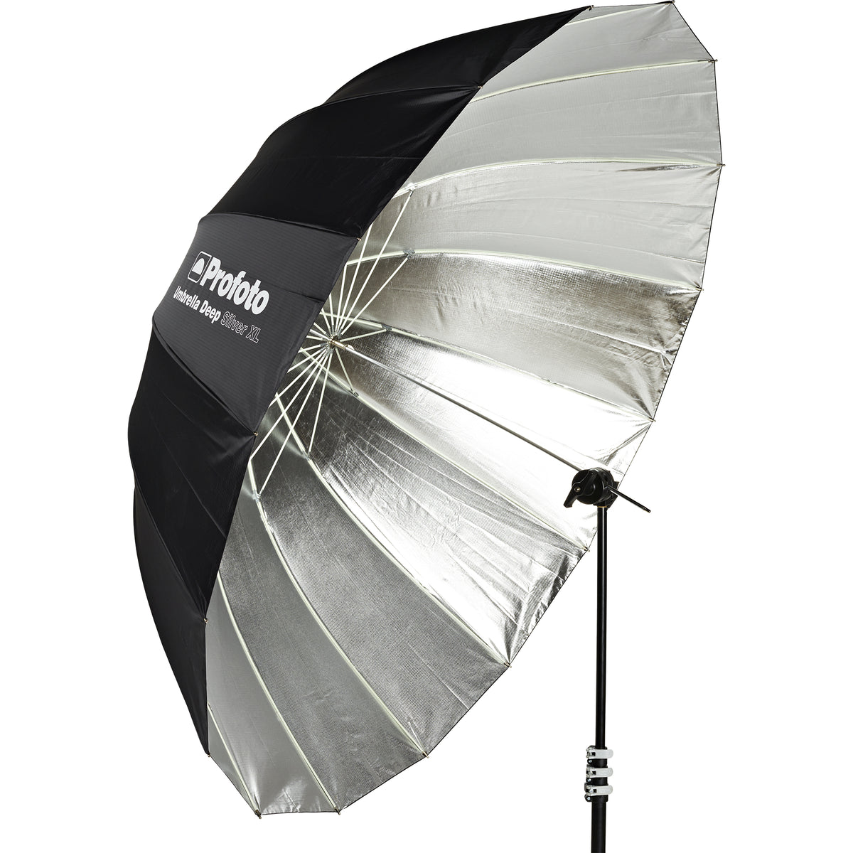 Profoto Deep Silver XL Blitzschirm – 165 cm (65") – Silber