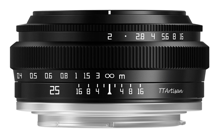TTArtisan C2520-B-E Objektiv (Sony E) – 25 mm f/2 – für Sony A5000, A5100, A6000 und andere